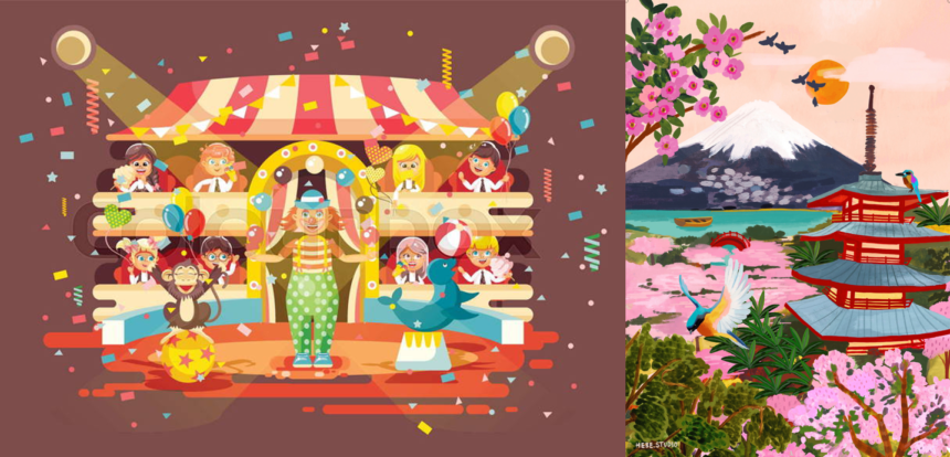 Bonne année  & Stages vacances de février : Cirque & Japon