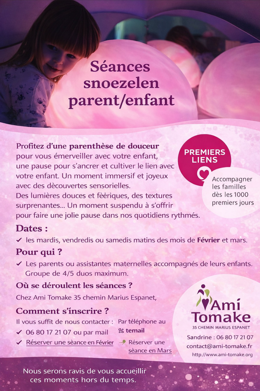 Séances snoezelen parent/enfant
