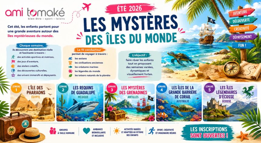 Cet été, les enfants partent à l&rsquo;aventure avec Ami Tomake !